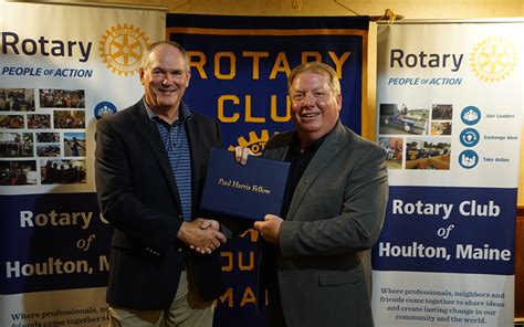 Rotary Club Of Houlton Names Officers For New Year The County