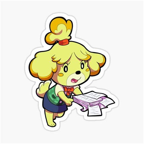 Animal Crossing Isabelle Stickers For Sale Animal Crossing Animal