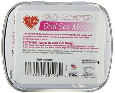 Go Deep Oral Sex Mints With Benzocaine 20 Mints