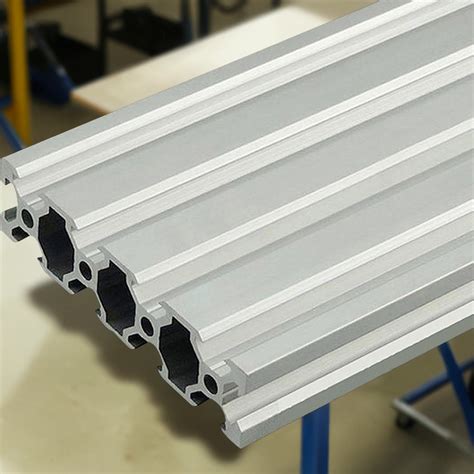 Anodized 2080W T Slot Extrusion 6063 T5 Aluminium Profile For Guide