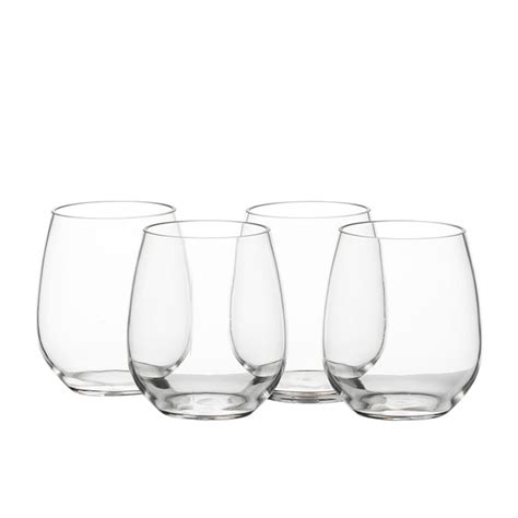 Salisbury And Co Unbreakable Stemless Wine Glass 500ml Set Of 4 Bunnings Australia