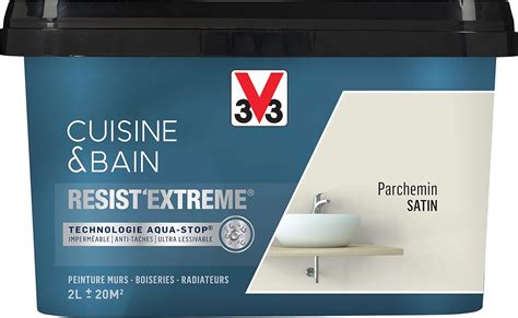 V Peinture Multi Supports Monocouche Cuisine Bain Resist Extr Me