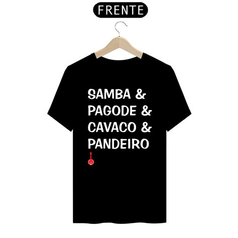 T SHIRT PRIME Camiseta Samba Pagode Cavaco E Pandeiro Preta R 79 90