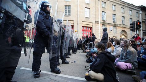 In Pictures Shameful Scenes In Bristol After Kill The Bill Protest Descends Into Anarchy