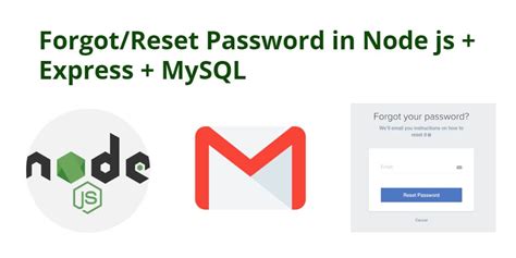 Forgotreset Password In Node Js Express Mysql Tutorials Art