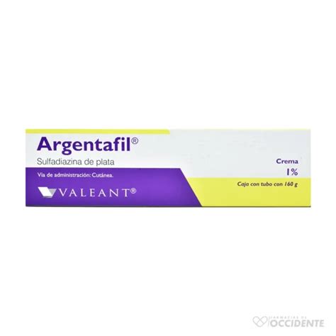 Argentafil Crema 1 X 160g Farmacias De Occidente