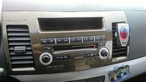 Золотой карбон в салон!) — Mitsubishi Lancer X, 1,5 л, 2007 года ...