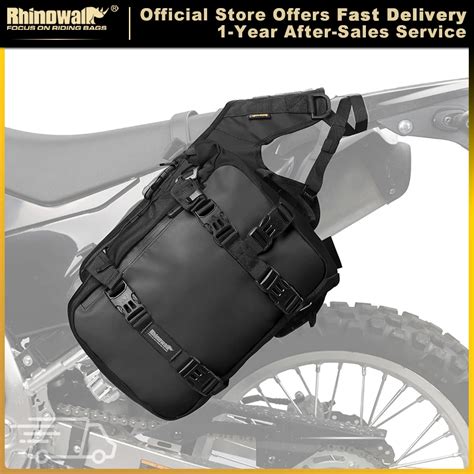 Rhinowalk Saco Lateral Imperme Vel Para Motocicleta Base Remov Vel