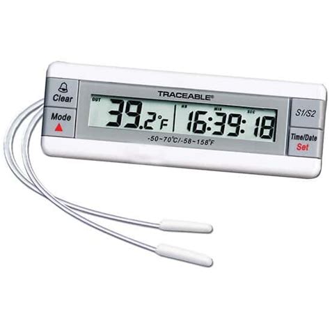 Digi Sense Traceable Two Channel Digital Thermometer With Calibration