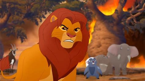 Simba Meet Scarenglishthe Lion Guard The Fall Of Mizimu Grove Youtube