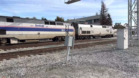 Amtrak Coast Starlight Train With Heritage P Dc At Oakland