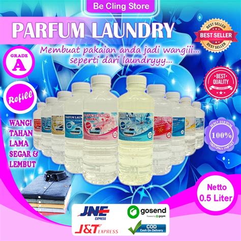 Jual Parfum Laundry Pewangi Pakaian Grade A Super 0 5 Liter 500ml