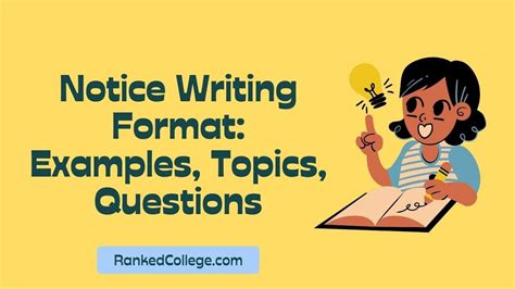 Notice Writing Format 2024: Examples, Topics, Questions