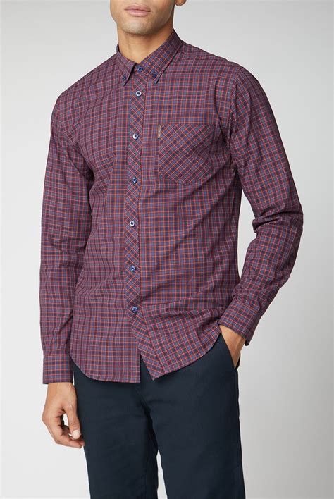 Ben Sherman Script Long Sleeve House Check Shirt