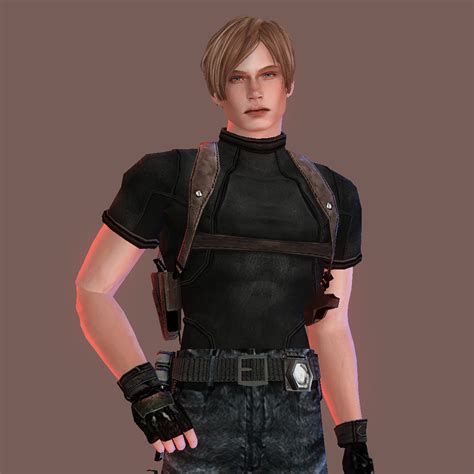 Leon Kennedy In The Sims 4 Hair By Johnnysimmer Clothes By