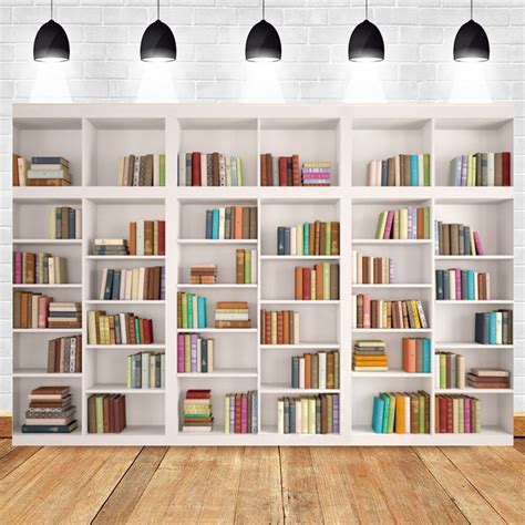 Bookshelf Backdrop Vintage Bookcase Magic Books Grunge Ancient Library