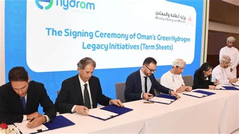 Oman Singed Agreements Over Bn For Green Hydrogen Projects