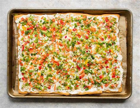 Ranch Veggie Pizza Appetizer Soupaddict