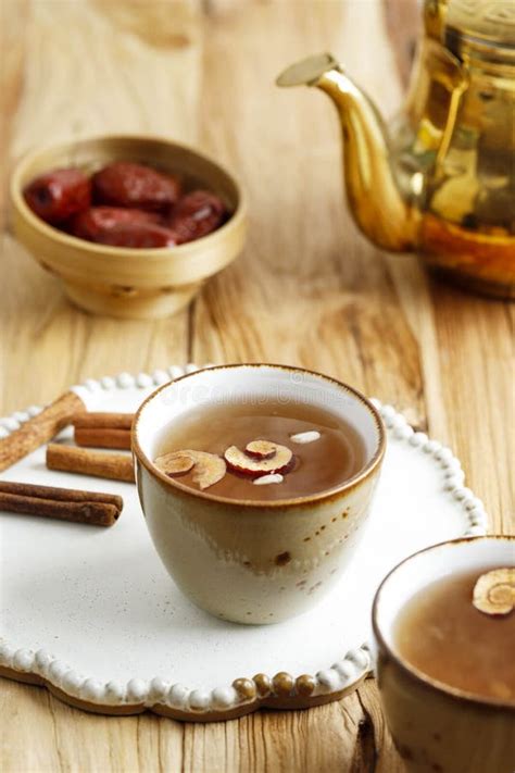 Sujeonggwa Korean Traditional Cinnamon Punch Dark Reddish Brown In