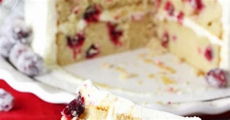 Fun Recipe World Sparkling Cranberry White Chocolate Cake