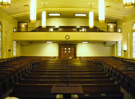 Historic Lds Architecture Twentieth Ward Chapel Interior