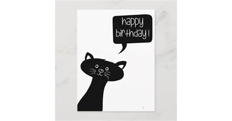 Happy Birthday Black Cat