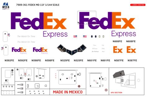 FEDEX MD-11 8aDecs -7909-361-144