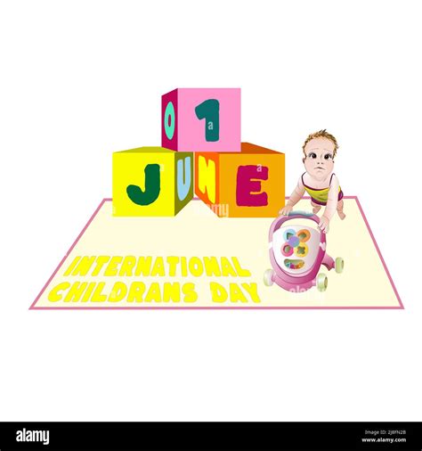 International Childrens Day Vector Illustration Conceptual World