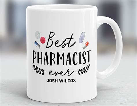 Custom Best Pharmacist Ever Mug Pharmacist T Ideas T Etsy