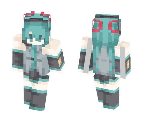 Download Hatsune Miku ~ Vocaloid Minecraft Skin For Free Superminecraftskins