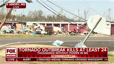 Tornado Leaves Path Of Destruction Across Amory Ms Latest Weather Clips Fox Weather