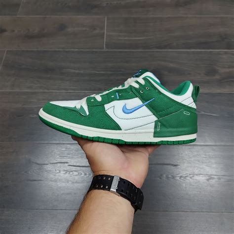 Зелёные мужские и подростковые кроссовки Найк Данк Лоу Дизрапт 2 | Nike ...