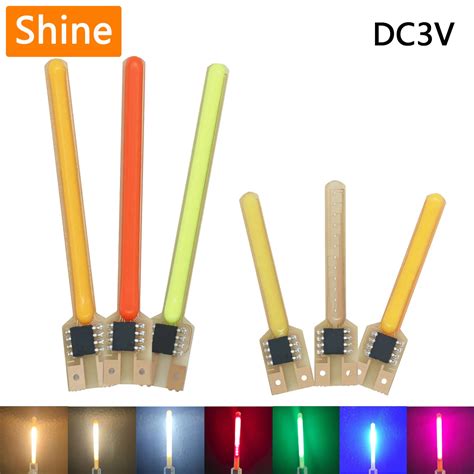 LED Cob Meteor Shower Flowing Water Lamp DC 3V LED Filament Diodes