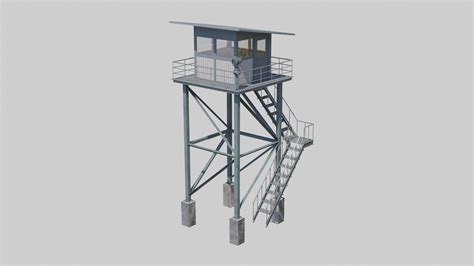 Watchtower 3d Model Turbosquid 2014555