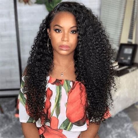 Kinky Curly 360 Lace Frontal Wig Preplucked Brazilian Curly Lace Wig W