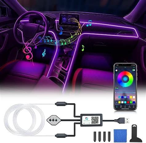 OMECO USB Ambient Lighting Car LED Interior Lighting 4 M 5050 RGB With