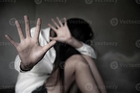 Women Raising Hands Against Violence Stop Sexual Harassment And