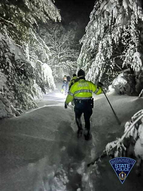 Boston Police During Snow Storm