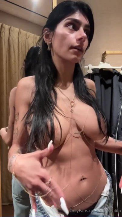 Mia Khalifa Nude Dress Try On Haul Onlyfans Video Leaked Thotslife