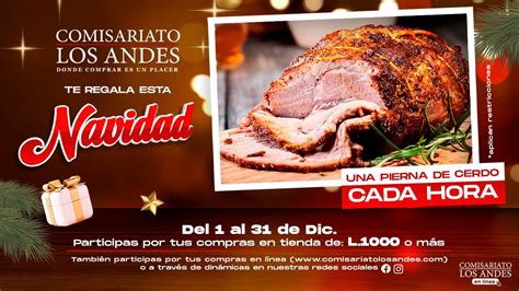 Comisariato Los Andes Te Regala Esta Navidad Una Pierna De Cerdo Cada Hora