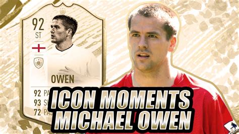 92 Icon Moments Michael Owen Player Review Youtube