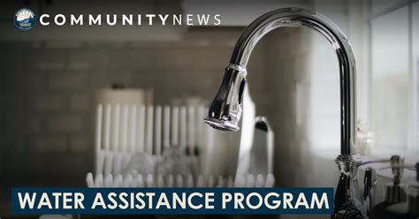 Need Help With Water Bills New Water Assistance Program Could Offer