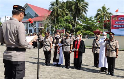 Sejumlah Perwira Polisi Di Polres Minahasa Dapat Jabatan Baru Gosulut