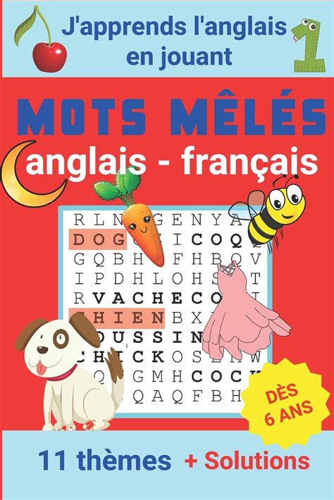 Buy Mots M L S Anglais Fran Ais J Apprends L Anglais En Jouant Livre