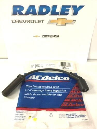 Spark Plug Wire Acdelco Gm Original Equipment V Chevrolet