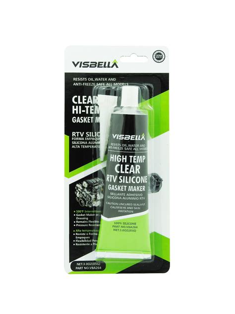 Visbella Rubber Gasket Maker Adhesive RTV Silicone Sealant RTV