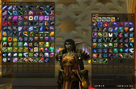 Bags Bank Inventory World Of Warcraft Addons