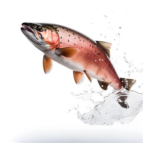 Premium AI Image | leaping salmon