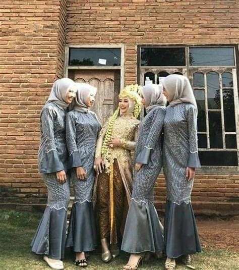 15 Inspirasi Model Baju Kebaya Pagar Ayu Pengantin Muslimah Modern