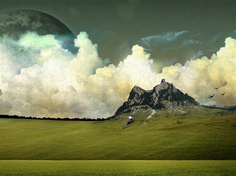 Dreamy Planet Beach Fantasy Hd Wallpaper